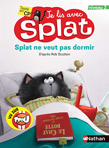 Je lis avec Splat  CP-2 T.16 : Splat ne veut pas dormir
